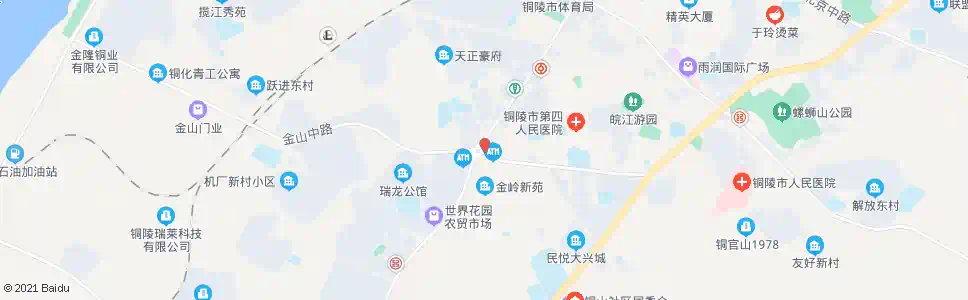 铜陵铜百商场_公交站地图_铜陵公交_妙搜公交查询2025