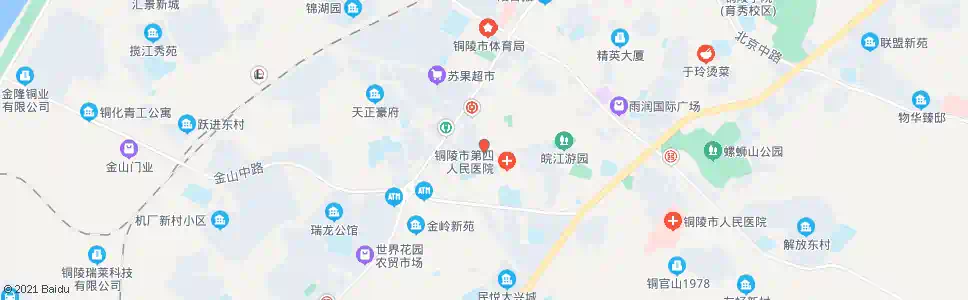 铜陵杨家山派出所_公交站地图_铜陵公交_妙搜公交查询2025