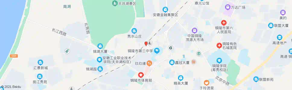 铜陵育才路口_公交站地图_铜陵公交_妙搜公交查询2025