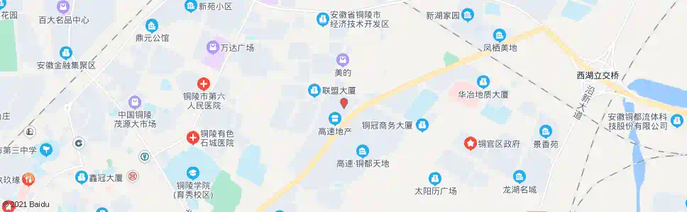 铜陵公交总公司(铜都大道)_公交站地图_铜陵公交_妙搜公交查询2025