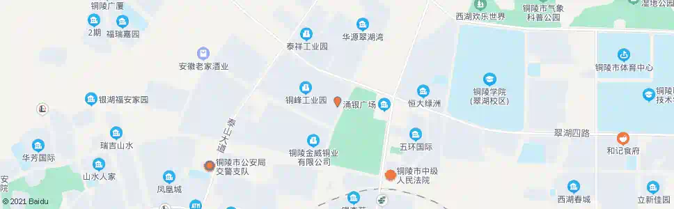 铜陵市公安局_公交站地图_铜陵公交_妙搜公交查询2025