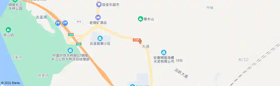 铜陵海螺新线_公交站地图_铜陵公交_妙搜公交查询2025