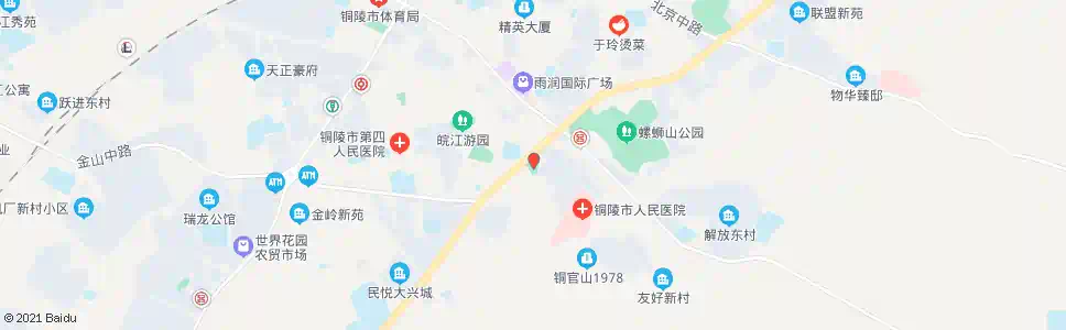 铜陵笔架山广场_公交站地图_铜陵公交_妙搜公交查询2025