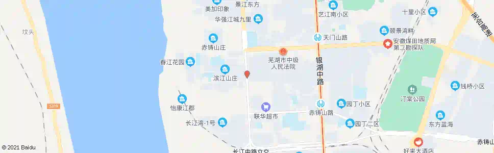 芜湖滨江山庄_公交站地图_芜湖公交_妙搜公交查询2025