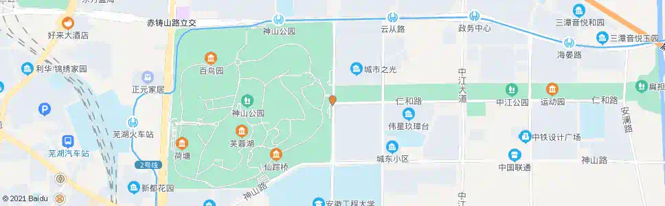 芜湖鸠江北路口_公交站地图_芜湖公交_妙搜公交查询2025