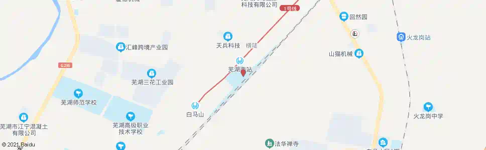 芜湖弋江站西_公交站地图_芜湖公交_妙搜公交查询2025