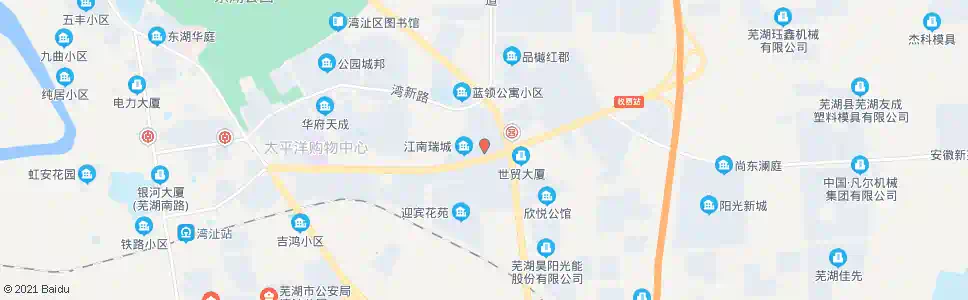 芜湖江南人家小区_公交站地图_芜湖公交_妙搜公交查询2025