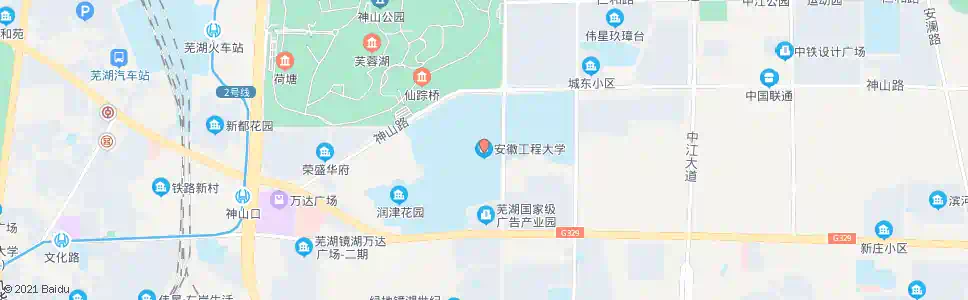 芜湖安徽工程大学东_公交站地图_芜湖公交_妙搜公交查询2025