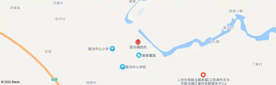 芜湖年陡镇政府_公交站地图_芜湖公交_妙搜公交查询2025