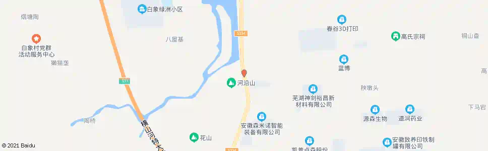 芜湖神山路口(繁昌)_公交站地图_芜湖公交_妙搜公交查询2025