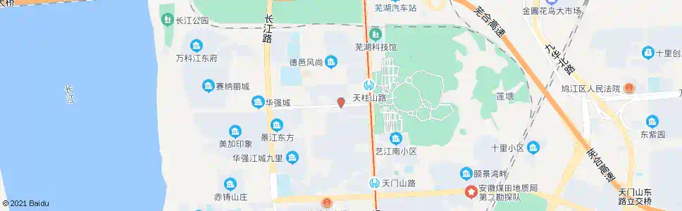 芜湖景观大道东_公交站地图_芜湖公交_妙搜公交查询2025