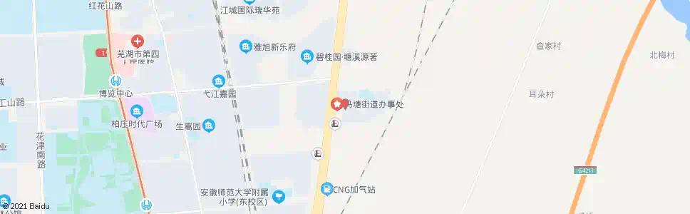 芜湖元山村_公交站地图_芜湖公交_妙搜公交查询2025