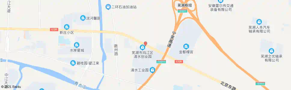 芜湖清水创业园北_公交站地图_芜湖公交_妙搜公交查询2025