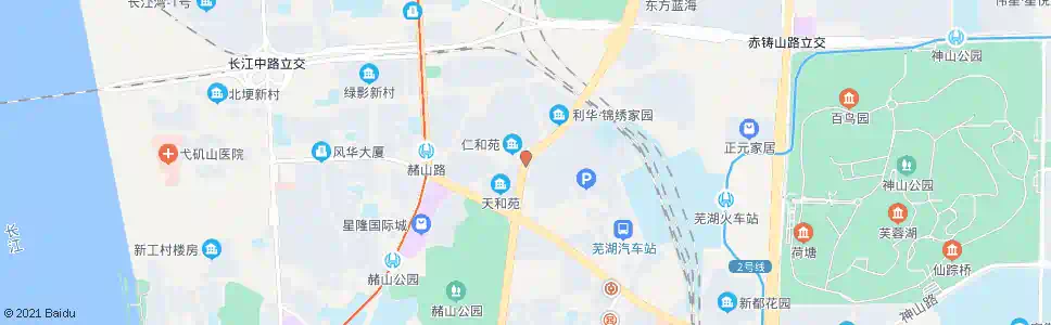 芜湖江北天和苑_公交站地图_芜湖公交_妙搜公交查询2025