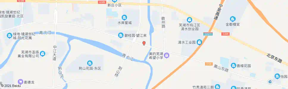 芜湖黄山东路5号站_公交站地图_芜湖公交_妙搜公交查询2025