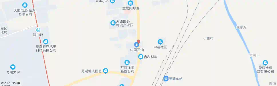 芜湖中达电子公司_公交站地图_芜湖公交_妙搜公交查询2025