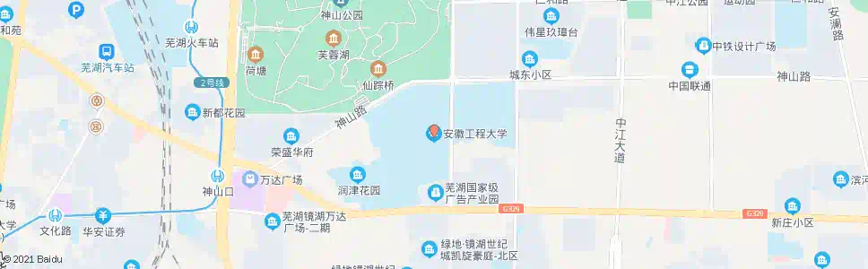 芜湖安徽工程大学_公交站地图_芜湖公交_妙搜公交查询2025