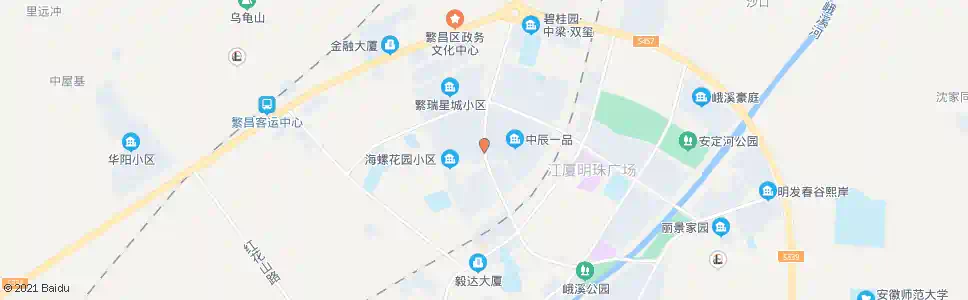 芜湖中辰一品北_公交站地图_芜湖公交_妙搜公交查询2025