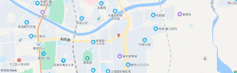 芜湖瑞丰商博城_公交站地图_芜湖公交_妙搜公交查询2025
