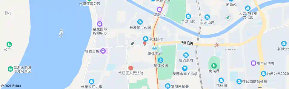 芜湖中江新村_公交站地图_芜湖公交_妙搜公交查询2025