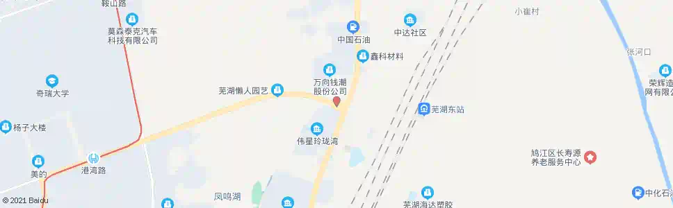 芜湖凤鸣湖风景区_公交站地图_芜湖公交_妙搜公交查询2025