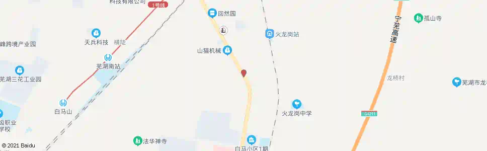 芜湖神仙台陵园_公交站地图_芜湖公交_妙搜公交查询2025