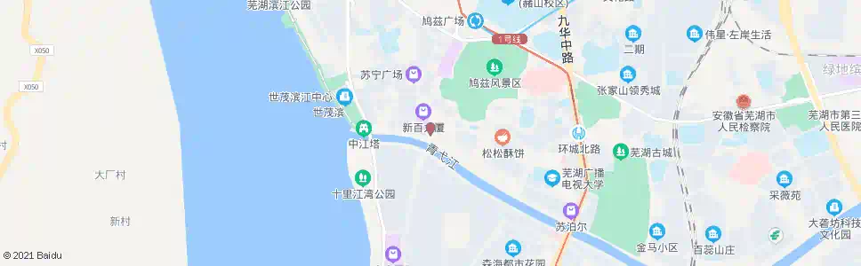 芜湖新中安医院_公交站地图_芜湖公交_妙搜公交查询2025