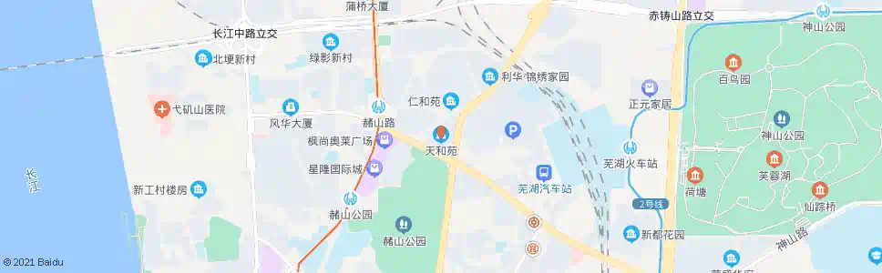 芜湖天和苑公租房_公交站地图_芜湖公交_妙搜公交查询2025
