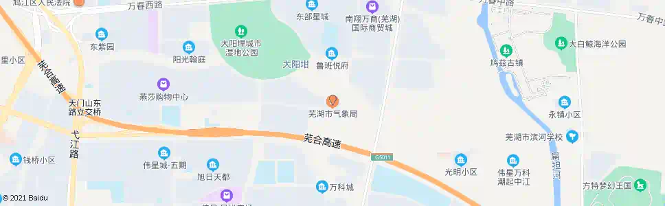 芜湖市气象局_公交站地图_芜湖公交_妙搜公交查询2025