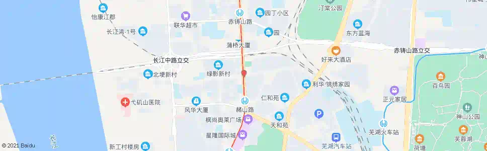 芜湖银湖大桥_公交站地图_芜湖公交_妙搜公交查询2025