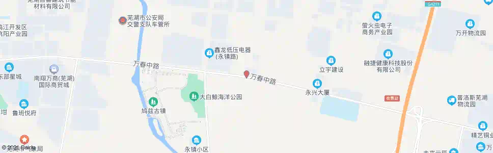 芜湖万春路5号站_公交站地图_芜湖公交_妙搜公交查询2025