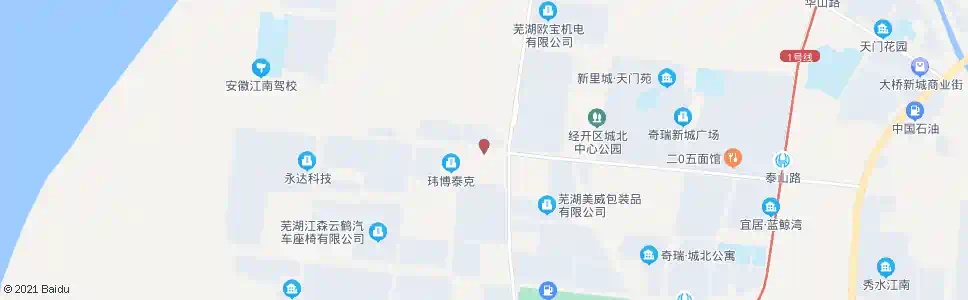 芜湖中昌汽车零部件_公交站地图_芜湖公交_妙搜公交查询2025