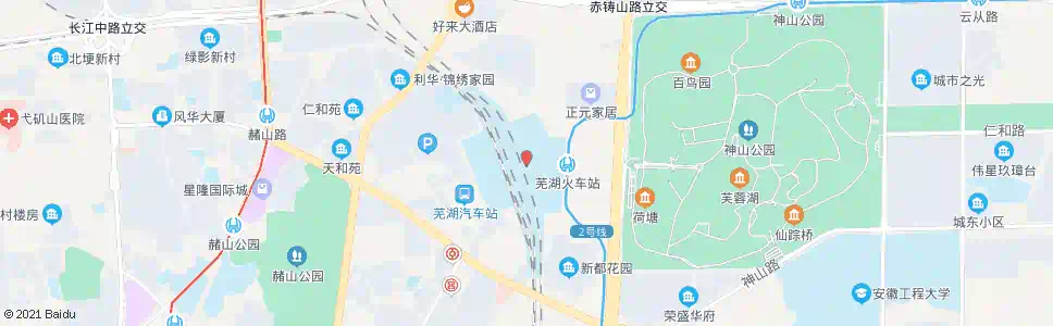 芜湖花园段_公交站地图_芜湖公交_妙搜公交查询2025