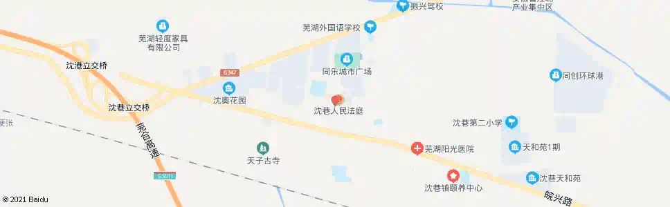 芜湖沈巷镇政府_公交站地图_芜湖公交_妙搜公交查询2025