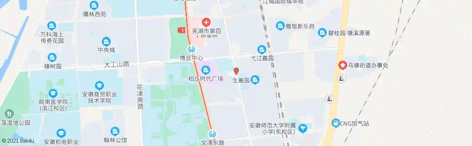芜湖师大附小_公交站地图_芜湖公交_妙搜公交查询2025