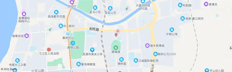 芜湖南瑞湖北_公交站地图_芜湖公交_妙搜公交查询2025