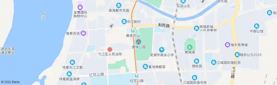 芜湖奥林匹克公园_公交站地图_芜湖公交_妙搜公交查询2025