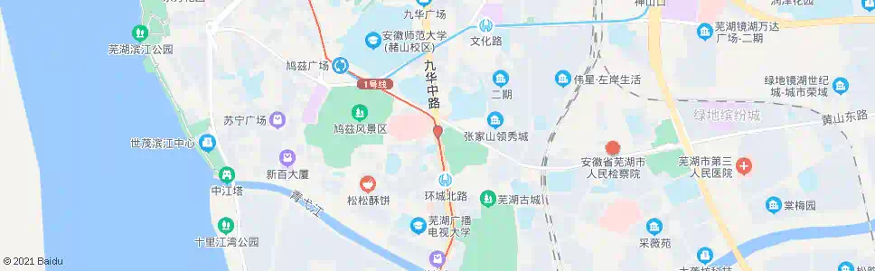 芜湖第二人民医院_公交站地图_芜湖公交_妙搜公交查询2025