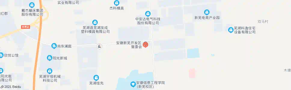 芜湖经开区管委会_公交站地图_芜湖公交_妙搜公交查询2025