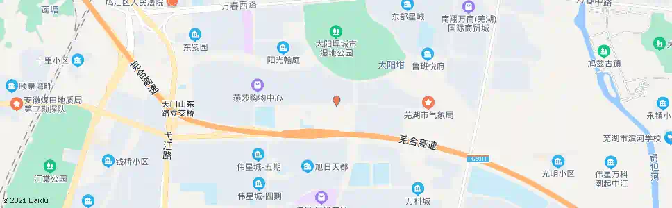 芜湖鸠兹家苑(东)_公交站地图_芜湖公交_妙搜公交查询2025