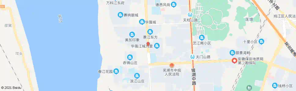 芜湖长江北路_公交站地图_芜湖公交_妙搜公交查询2025
