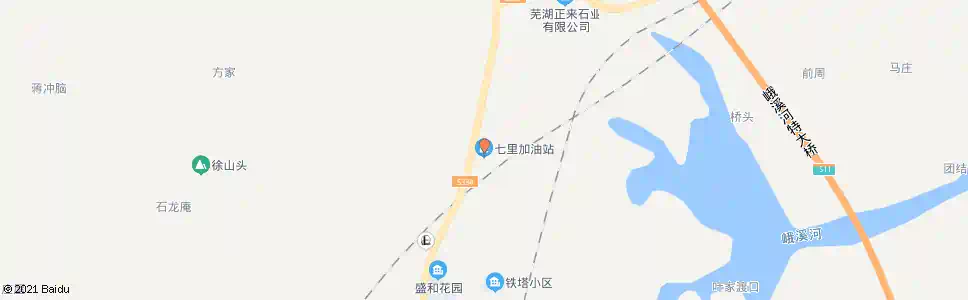 芜湖七里加油站_公交站地图_芜湖公交_妙搜公交查询2025