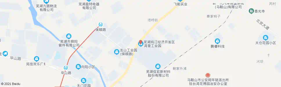 芜湖湾里工业园_公交站地图_芜湖公交_妙搜公交查询2025