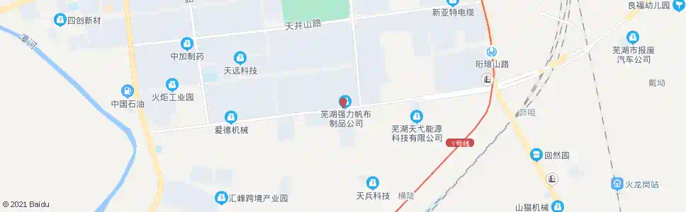 芜湖强力帆布_公交站地图_芜湖公交_妙搜公交查询2025