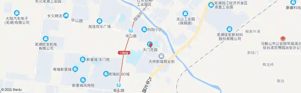 芜湖龙山街道办_公交站地图_芜湖公交_妙搜公交查询2025