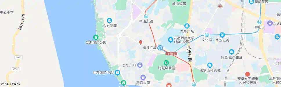 芜湖中江桥北福彩中心_公交站地图_芜湖公交_妙搜公交查询2025
