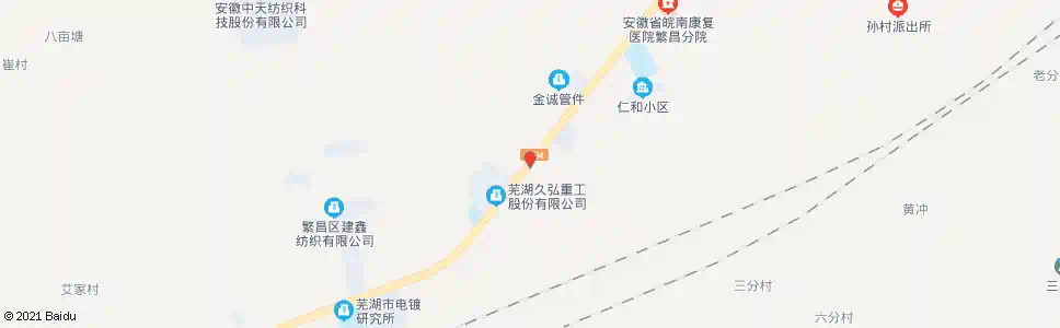 芜湖东门社_公交站地图_芜湖公交_妙搜公交查询2025