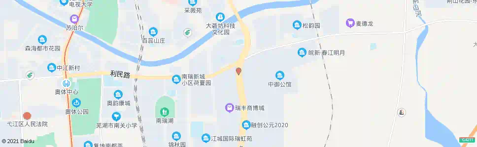 芜湖瑞丰商博城东_公交站地图_芜湖公交_妙搜公交查询2025