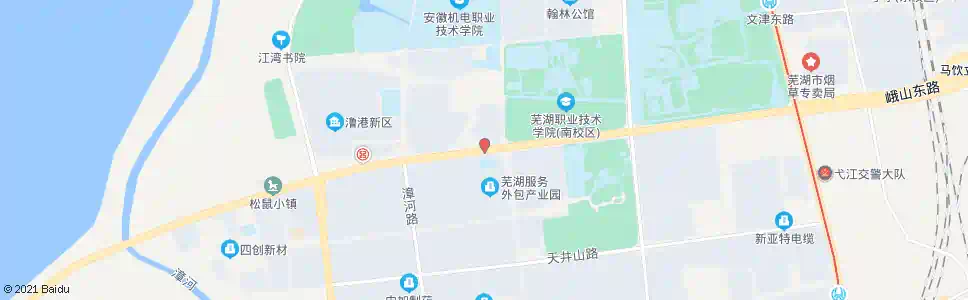 芜湖芜湖机电学校_公交站地图_芜湖公交_妙搜公交查询2025