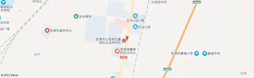 芜湖弋江交警中队_公交站地图_芜湖公交_妙搜公交查询2025